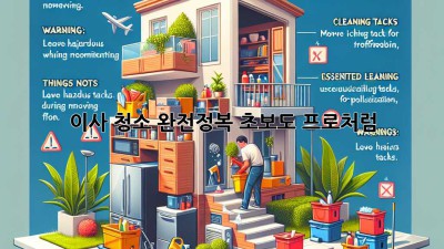 🏠✨ 이사 청소 완전정복! 초보도 프로처럼 😎